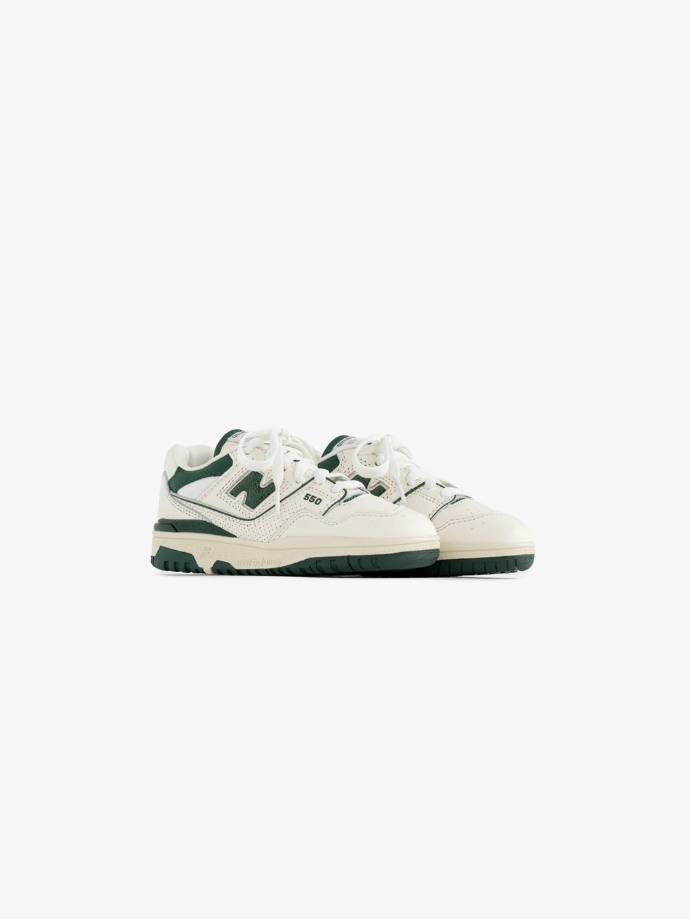 Aime Leon Dore Kids Cream and Dark Green Sneakers